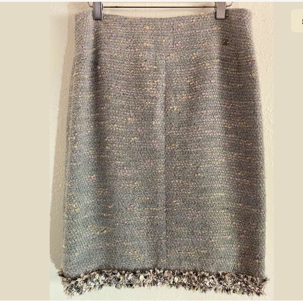 Chanel CC  Tweed Skirt size 38 - Picture 5 of 6